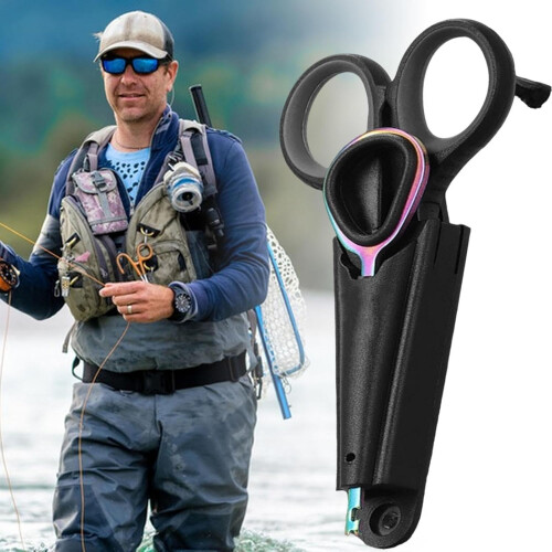 Fishing Pliers  Robust, NonSlip Braid Scissors, Multifunctional Line Cutter 1