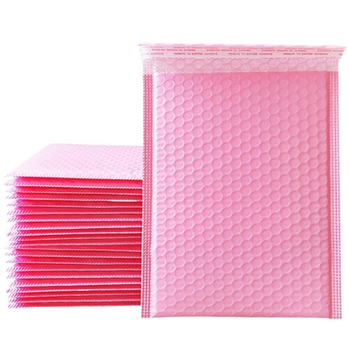 Bubble Envelopes, 50 Packs Black Packaging Bags, Ziplock, (50 Pcs)