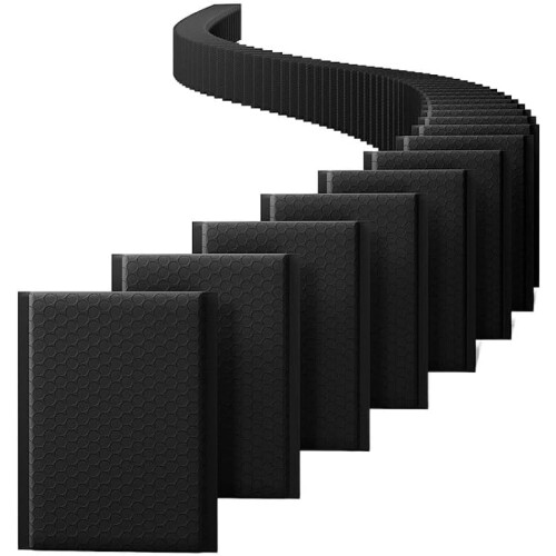 Bubble Envelopes, 50 Packs Black Packaging Bags, Ziplock, (50 Pcs) 1