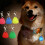 Easy to Install Silicone Triangle LED Charm for Night Dog-Red 7