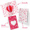 Handmade 3D Greeting Card with Envelope Invitation Card for 4