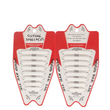 Cordones para zapatos Slip-on Simplicity, cordones elásticos con ajuste seguro y superficie fácil de limpiar, cordones sin nudos hechos de silicona