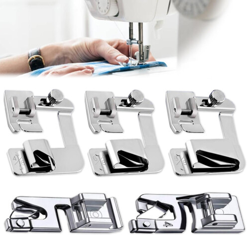 Sewing Maestro, Ασημί από Ανοξείδωτο Ατσάλι, Ποδαράκια Χαμηλού Στήλου για Μηχανές Brother,