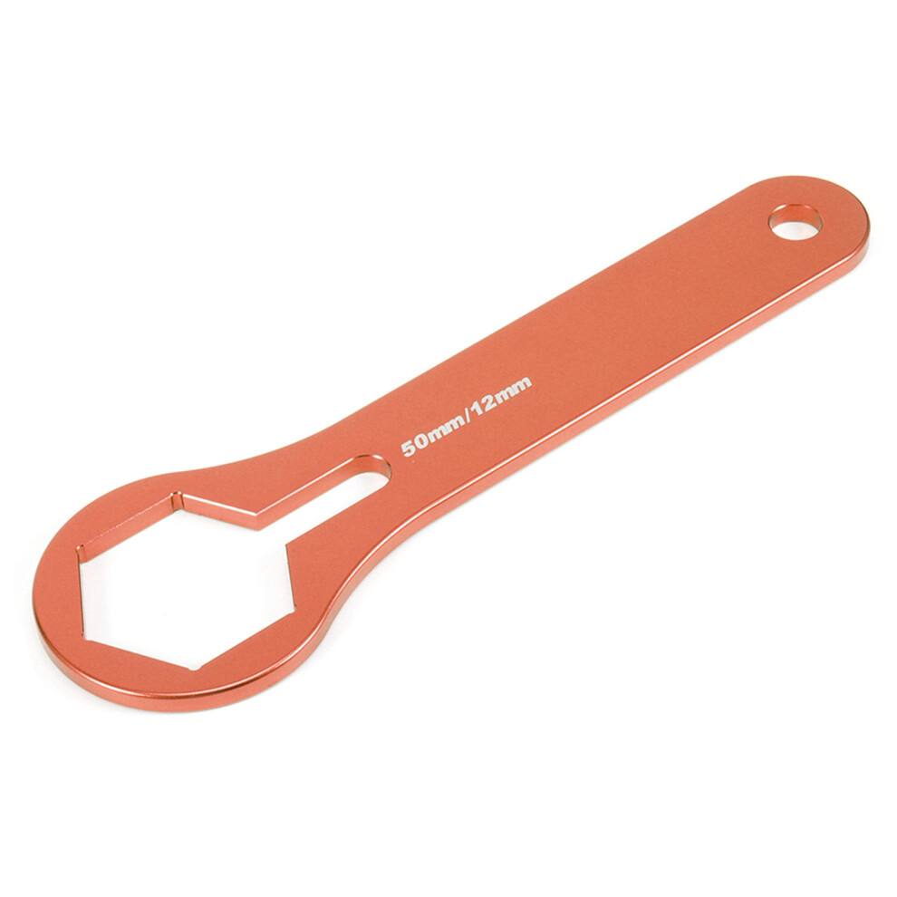 Motorcycle Fork Tool Dual Chamber Fork Cap Wrench 6 Point Wrench W/ Aluminum Alloy Construction Compatible W/ Various Motorcycles & Suspension Systems 9139052896093