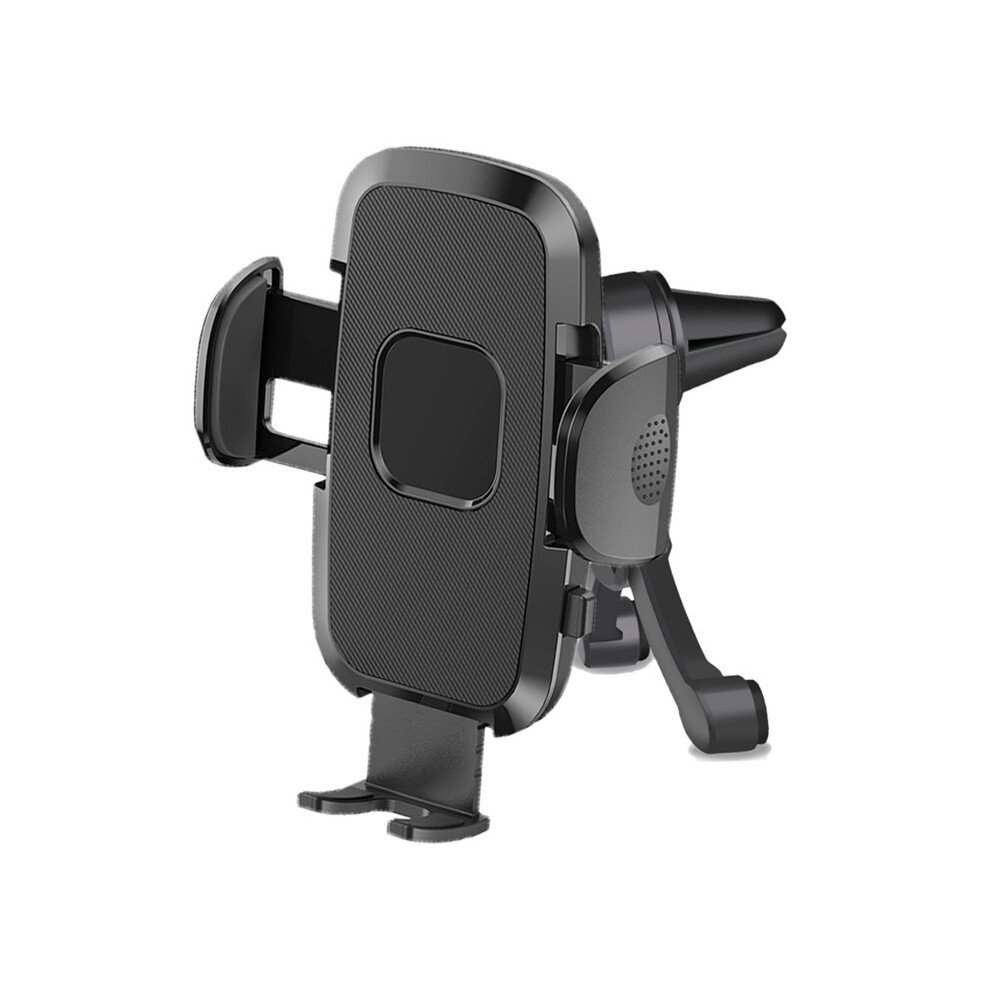 Air Vent Cell Phone Holder, Robust Construction Metal Hook Car Phone Mount With One-Hand Operation Convenience For All Smartphones 9139052895270