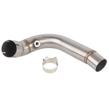 Collegamento tubo centrale Scarico moto Silenziatore Sistema di scarico Riduzione peso complessivo Massima potenza Acciaio inossidabile Compatibile