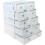 Space-Saving Collapsible Storage, Non-Toxic Polypropylene Clear Shoe Boxes, Portable, Buildable, 10 Pcs, Stackable with Drawer, Easy Assembly, See Ins 1