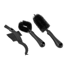 bicycle cleaning brush, 3 pieces, portable cleaning brush, fast washing tool, bicycle maintenance tool