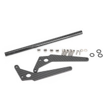 Supporto di navigazione in fibra di carbonio antiusura per R1200GS LC2013-2018, supporto per cellulare leggero con design portatile e sistema di