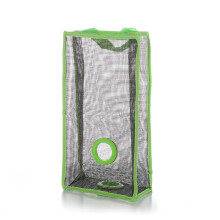 Organizador ventilado para cozinha, bolsa portátil com alça e grande capacidade para guardar sacolas reutilizáveis de compras e outros itens. Pode