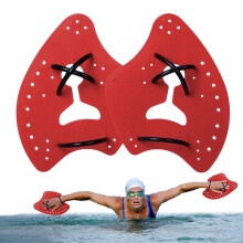 Swimming Paddles, Silicone Hand Paddle with Water Holes, Training Paddle, Swimming Equipment