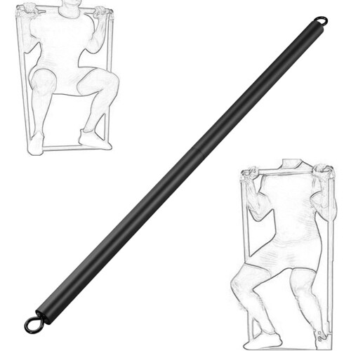 LAT Pull Down Pilates Bar Exercise Equipment Straight Bar Cable Machine Fixing Bar for Weight Lifting 2