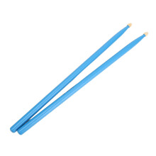 Jazz Drum Sticks, Comfortable Grip, Improves Rebound, 1 Pair, Maple (BLUE)