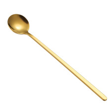 Teaspoon Spoon Cocktail Spoon Kitchen Stirring Gift Stirring Spoon Gold L