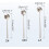 Teaspoon Spoon Cocktail Spoon Kitchen Stirring Gift  Stirring Spoon Gold L 3