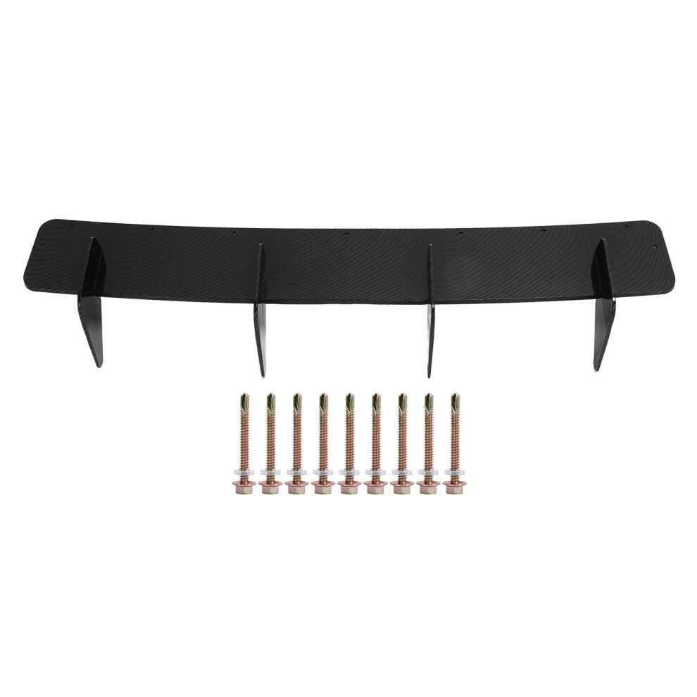 Car Rear Diffuser Spoiler, Sporty Appearance Enhancing Rear Bumper Lip, Easy Installation Aerodynamic Blade Style Air Dam Compatible W/ High 9139052979574