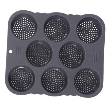 Silicone with indentations Nonstick baking mold for burger buns and Easy to Remove for Special Occasions Material