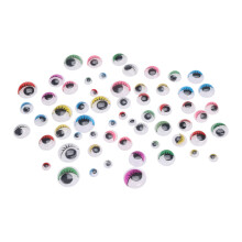 Wiggle Eyes with Eyelashes 5mm15mm SelfAdhesive for DIY Crafts