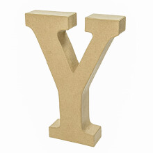 PapierMâch Letters Colorful Height 25 cm Capital Letter Y