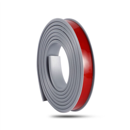 6m Grey UProfile Strip for Labelling, Cupboard, Table Edge Protection (12mm)