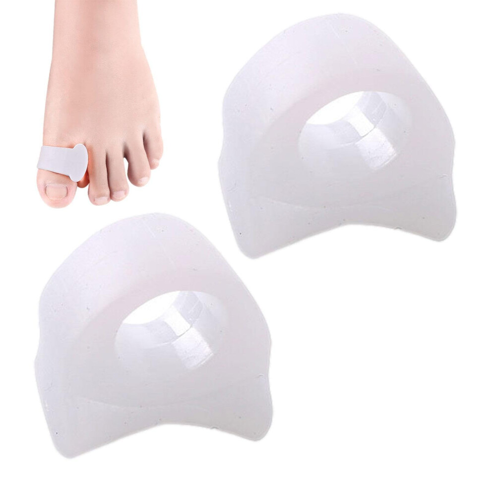 Big Toe Separator, Silicone Toe Straightener for Big Toe Alignment, Comfortable and Ultra Soft Toe Alignment, Helps Overlapping Toes and Crimped Toes