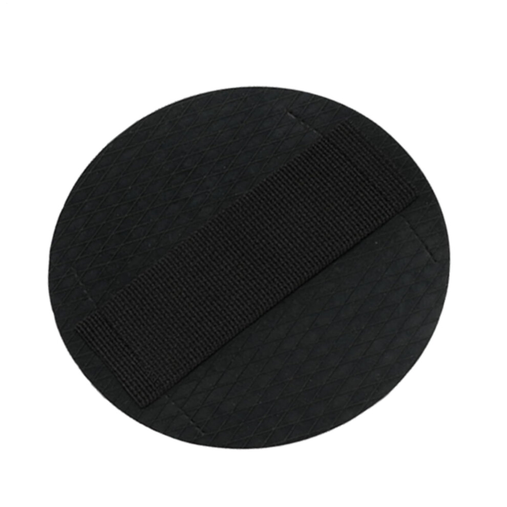 Black Body Scrub, Skin Cleansing Massage Device Portable Round Back Scrubber For Skin Care Shower Bathtub Travel Gym Sauna