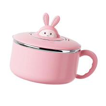 304 Stainless Steels Noodles Bowl With Lid Leak-xiao fen tu