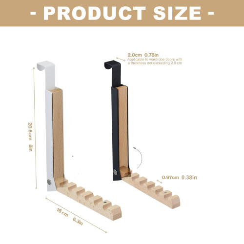 Folding Clothing Hanger Stand Foldable Hanging Rack-White 4.5CM 2