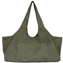 Yoga mat bag, large open bag, shoulder bag, with side pocket, for gym, sports