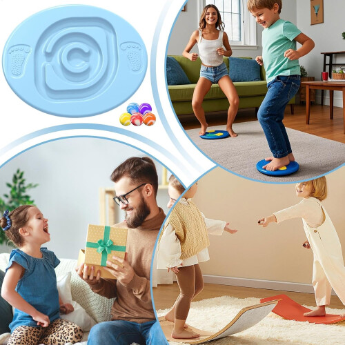 Balance Board, 's Training Balance Board for Stability, Core Strength, Blue 2