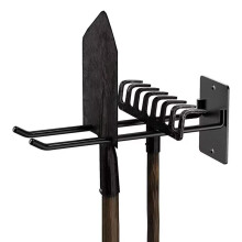 Steel Storage Organizer for Garden Tools, Garden Accessories for Water Hoses, Shovels, Brooms, Rakes, and Organization.
