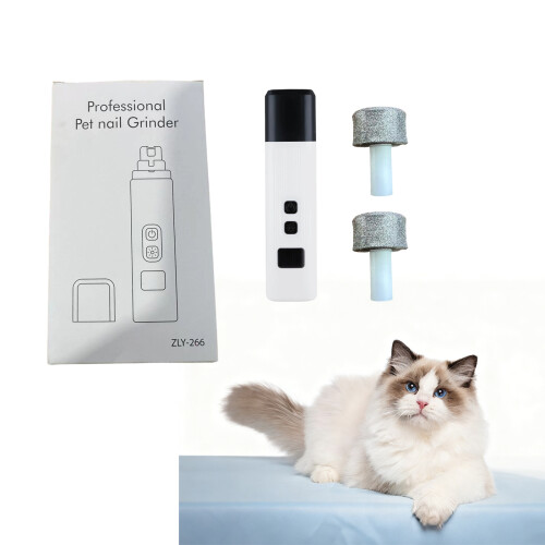 Quiet Pet Nail Grinders Powerful Grinding Low Noise for-Black 1