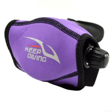 Neoprene protective cover for dive regulators keeps your equipment in  condition (purple)