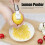 Lemon Scraper, Grater, Orange and Citrus Rotary Peeler, Kitchen Tool (Silver) 2