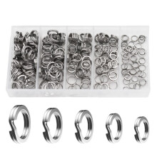 Split Rings for Fishing Lures 200 Pieces Stainless Steel Split Rings