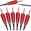 28' 800 Spine Carbon Arrow 4' Red White Turkey Feather 4