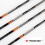 28' 800 Spine Carbon Arrow 4' Red White Turkey Feather 3
