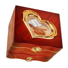 Attractive Decorative Music Box Ornament With Mechanical-brown