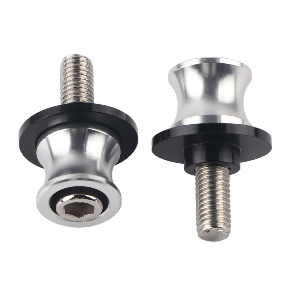 Motorcycle Bobbins 4 Rear Stand, Paddock Stand Bobbins Swing Arm Spools W/ Design, Cnc Machined Aluminum Swing Arm Sliders 4 Secure & Stable Bike 9139052982819