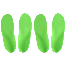 Plantillas pediátricas con soporte para el arco plantar, cómodas plantillas ortopédicas con espuma de poliuretano y tejido transpirable,