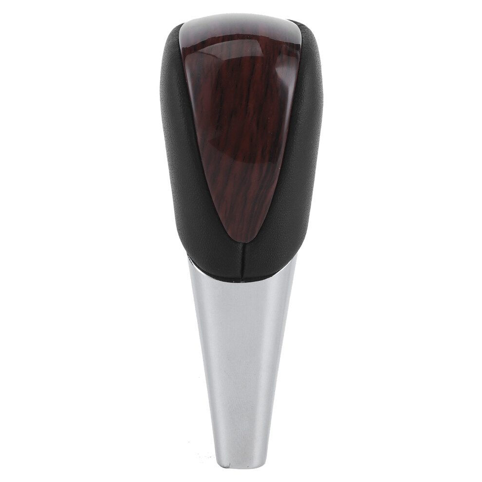 Gear Shift Knob Fit 4 Toyota Lexus Models Corolla Rav4 Highlander 4Runner Avalon Sienna Venza, Wood Faux Leather Material Non Slip Direct Replacement 9139052904323