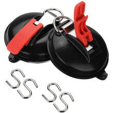 Ventouses multi-usages pour une installation simple et rapide, crochets en PVC résistant pour tente latérale de voiture ou camping, super puissance