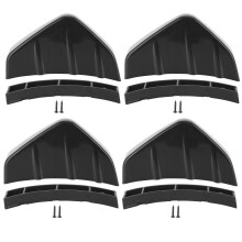 Bilbagkofangerdekoration Hajfinnespoiler med aerodynamisk design, universalpasformet antikollisionsspoiler reducerer luftmodstanden forbedrer