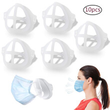 Marco para mascarilla para una experiencia fresca, lavable y reutilizable, material PE suave, el mejor protector de mascarilla con bordes lisos para