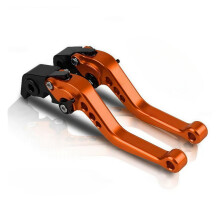 Adjustable Brake Clutch Lever for H2 / H2R 2015 Motorcycle Brake Lever Brake Handle Motorcycle (Orange)