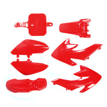 Cubierta de carrocería de guardabarros de motocicleta Fitment4Dirt Pit Bikes Kit de carenado de guardabarros de plástico ABS Kit completo de
