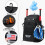 Baseball Bat Bag,, Holds Bat, Helmet, Gloves, Shoe Compartment, Backpack 4