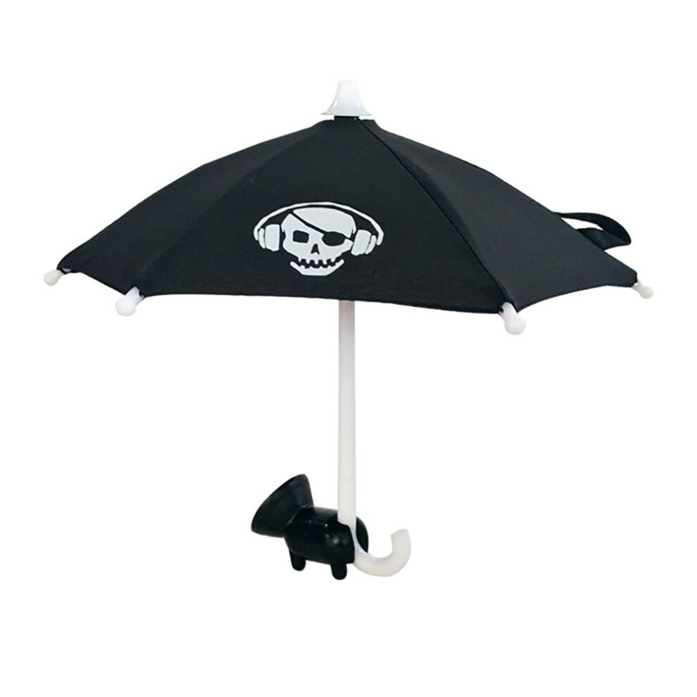Phone Umbrella Sun Shade For Smartphones, Universal Adjustable Suction Cup Piggy Phone Holder With Uv Protection Anti Reflection Design For Outdoor An 9486358069417