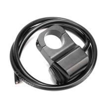 Aluminiumlegering stuurschakelaar, 12V waterdichte tuimelschakelaar, geschikt voor 4 motorfietsen, mistlampen, koplampen, schijnwerpers, universele