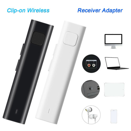 Wireless Bluetooth Adapter for Car Home Stereo System, 2 in 1 Transmitter and Receiver with Hands-Free Calling Function, Fast Transmission Stable Conn 2